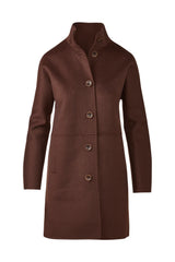 COAT BUTTON MOCK