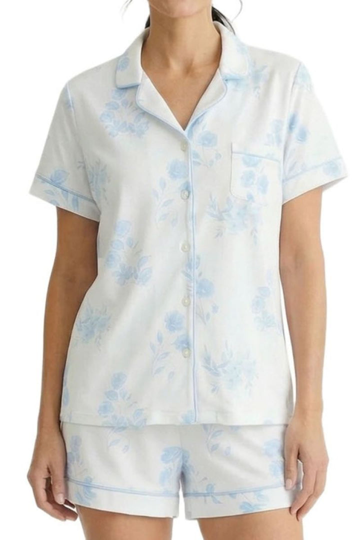 LISA SHORT BLUE FLOWERS PJ SET