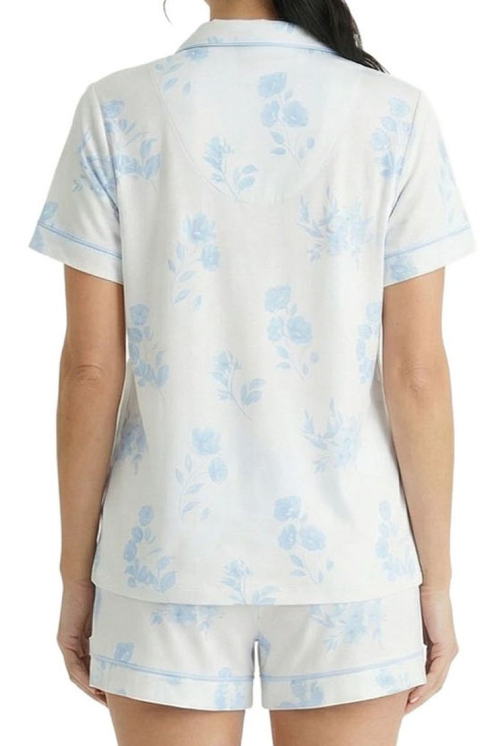 LISA SHORT BLUE FLOWERS PJ SET