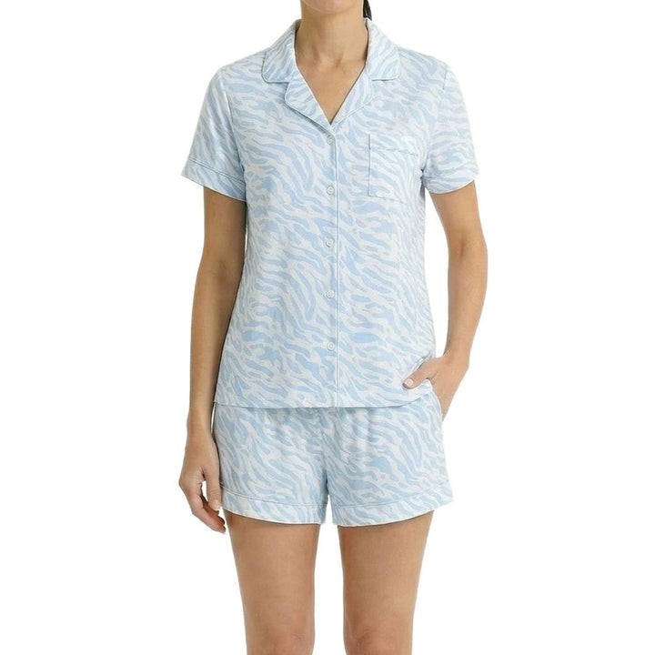 LISA SHORT BLUE ZEBRA PJ SET