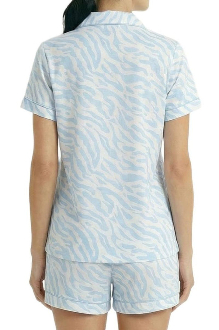 LISA SHORT BLUE ZEBRA PJ SET