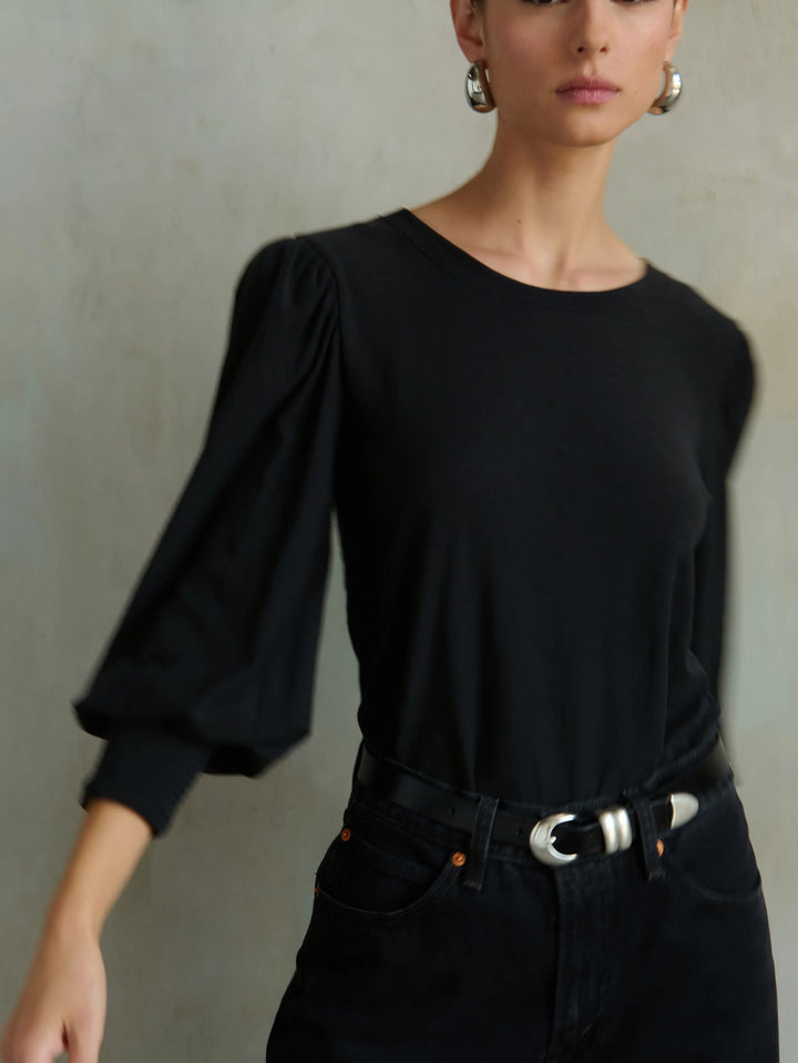 TOP PEASANT TEE 3/4 SLEEVE