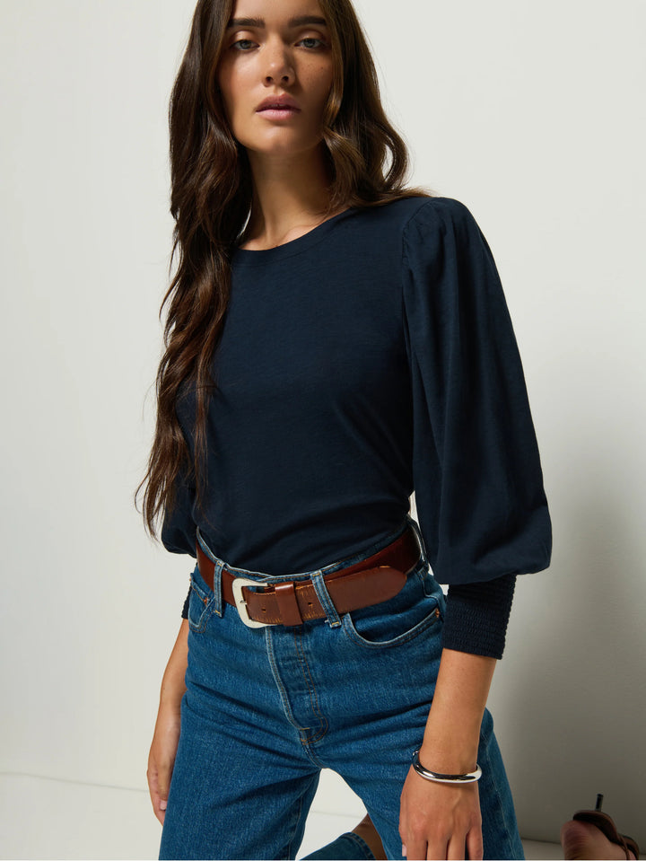 TOP PEASANT TEE 3/4 SLEEVE