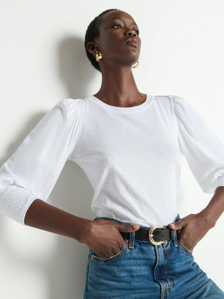 TOP PEASANT TEE 3/4 SLEEVE