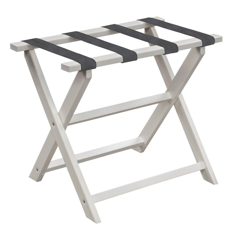 LUGGAGE RACK WITH BLUE STRAPS – ANTHEM