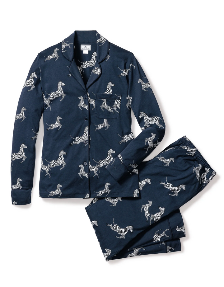 PAJAMA SET LONG SLEEVE ZEBRA DE NUIT