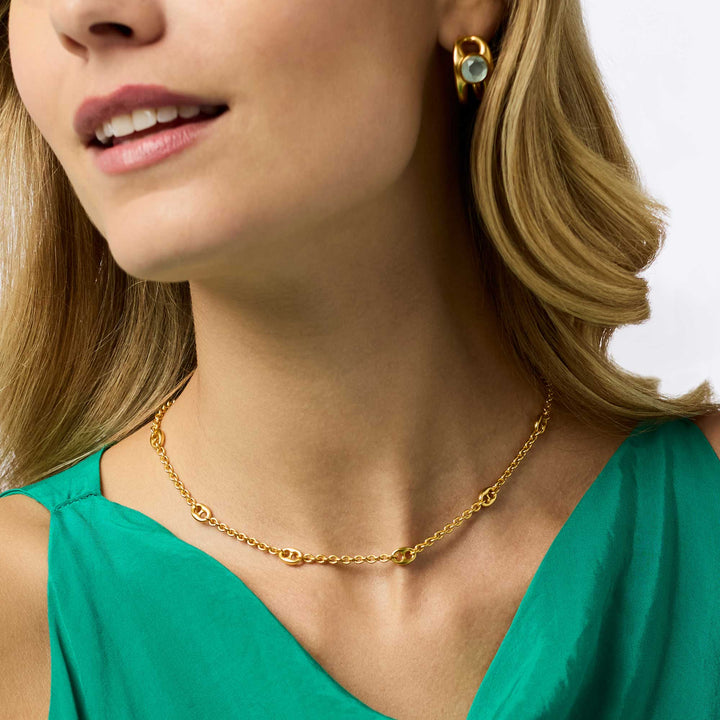 NECKLACE LAGUNA DELICATE STATION GOLD