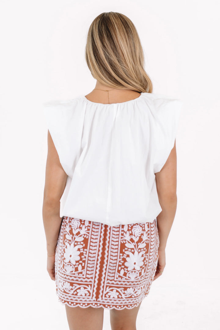 TOP THE LAYNE WHITE