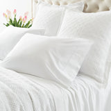 PILLOWCASES LIA WHITE PAIR (NRD)