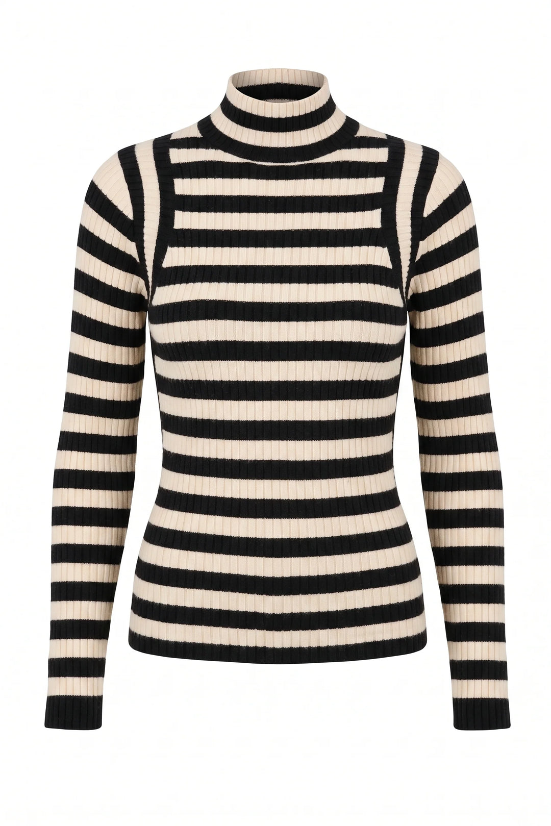 SWEATER TOP ENGINEERED STRIPE