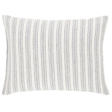SHAM LUSH LINEN STRIPE SLATE BLUE