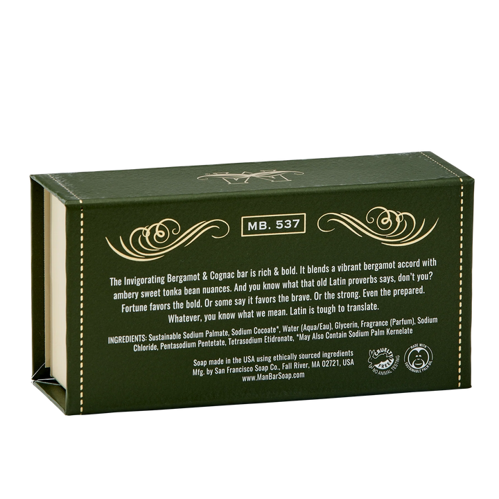 MAN BAR SOAP BERGAMOT & COGNAC