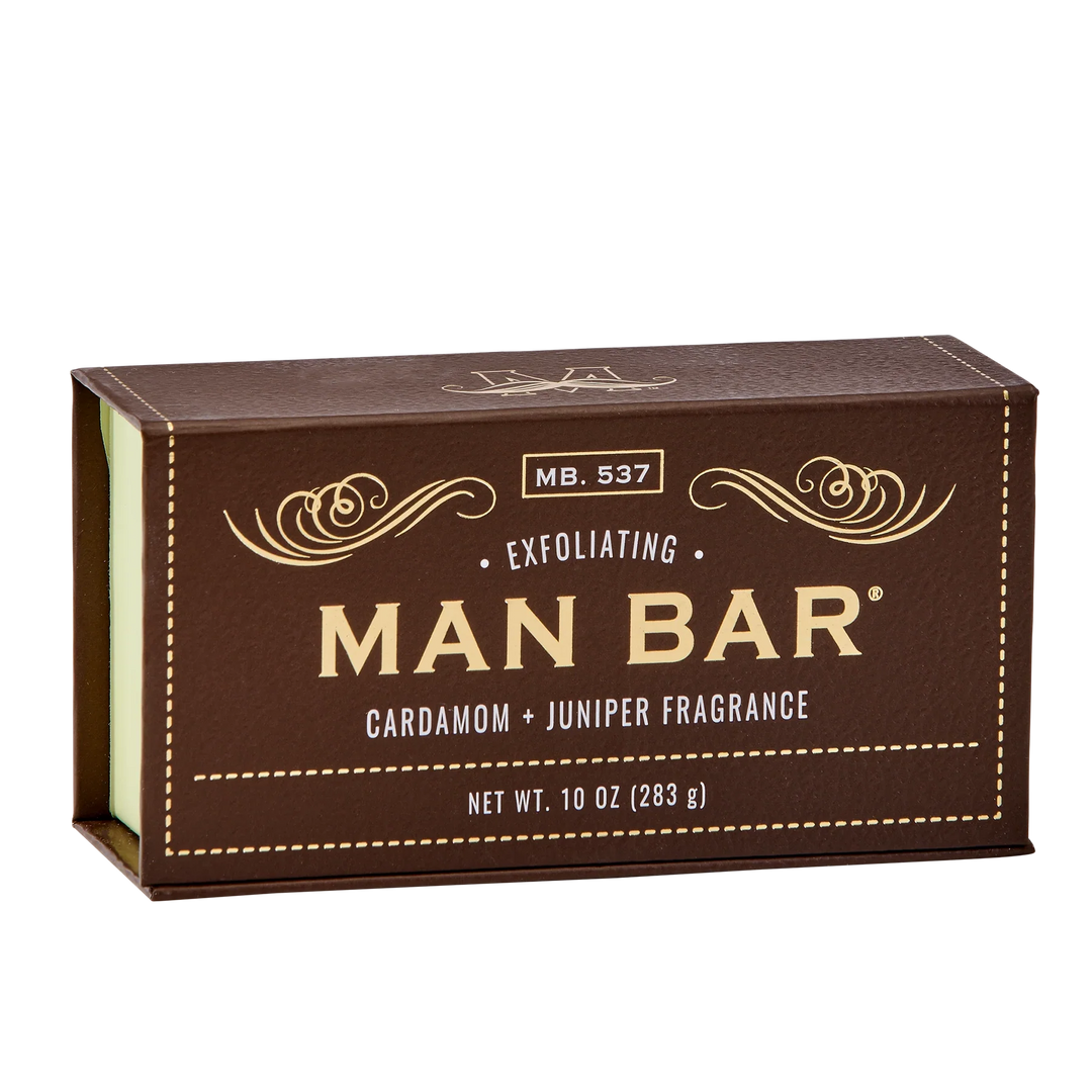 MAN BAR SOAP EXFOLIATING CARDAMOM & JUNIPER