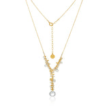 NECKLACE PEARL PETITE CLUSTERS