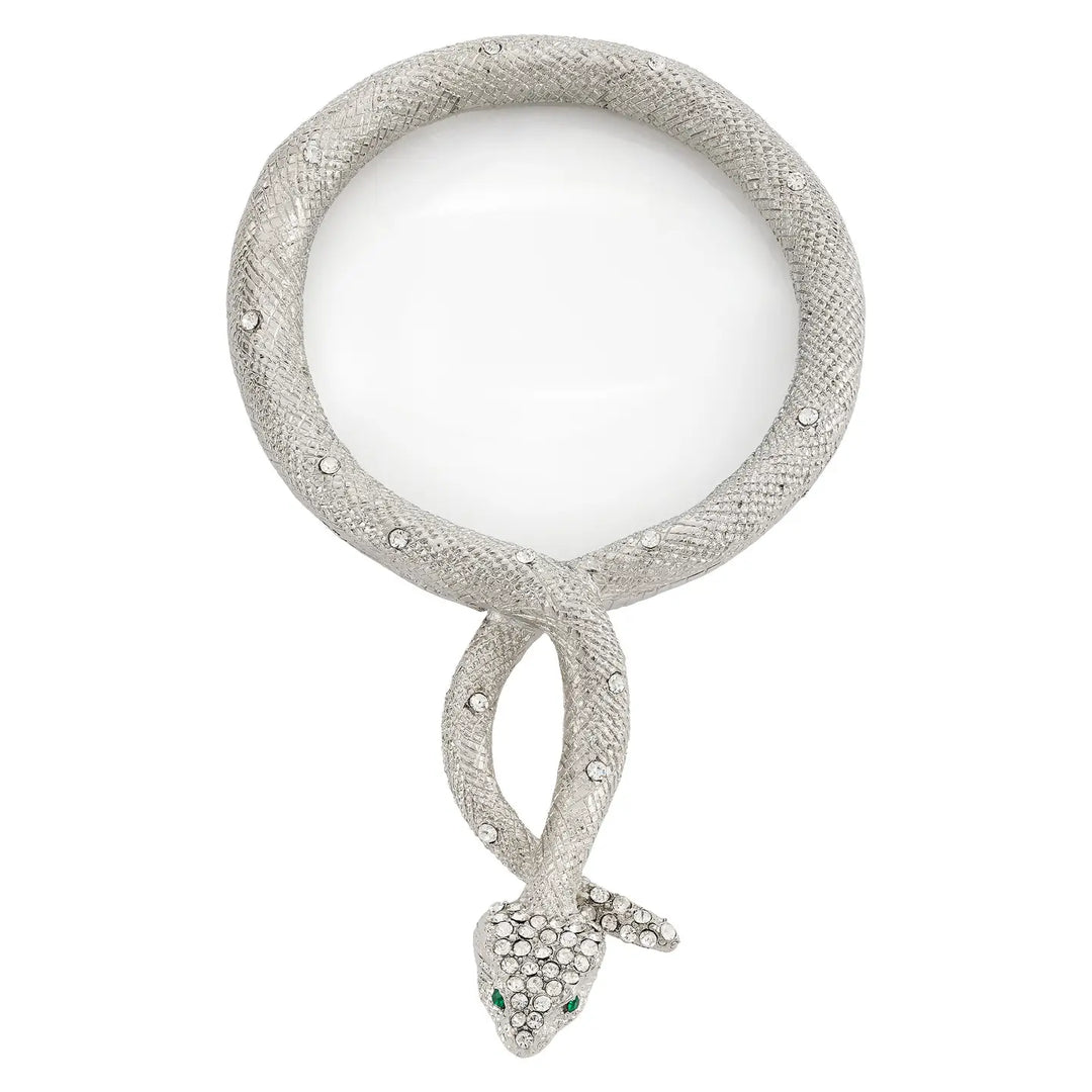MAGNIFYING GLASS SERPENTINA SILVER