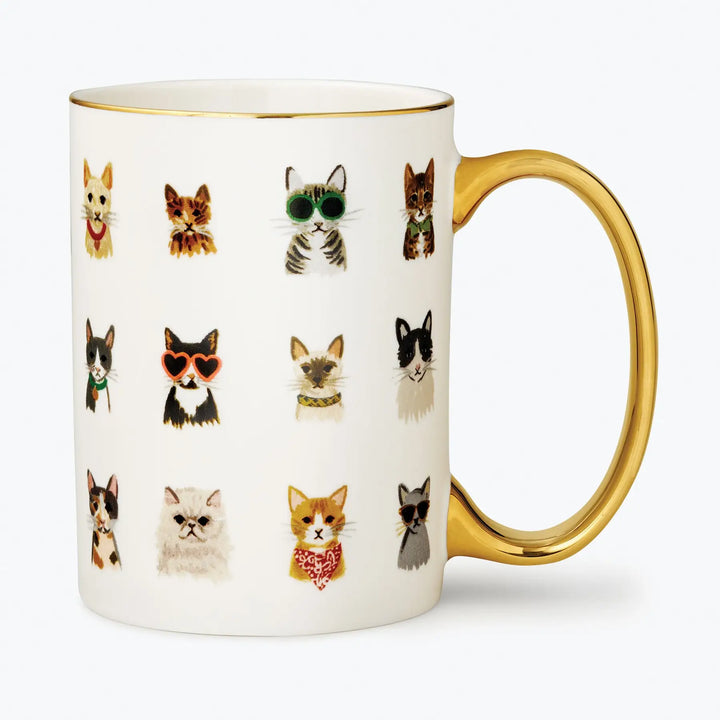 MUG PORCELAIN COOL CATS