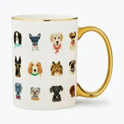 MUG PORCELAIN DOG DAYS