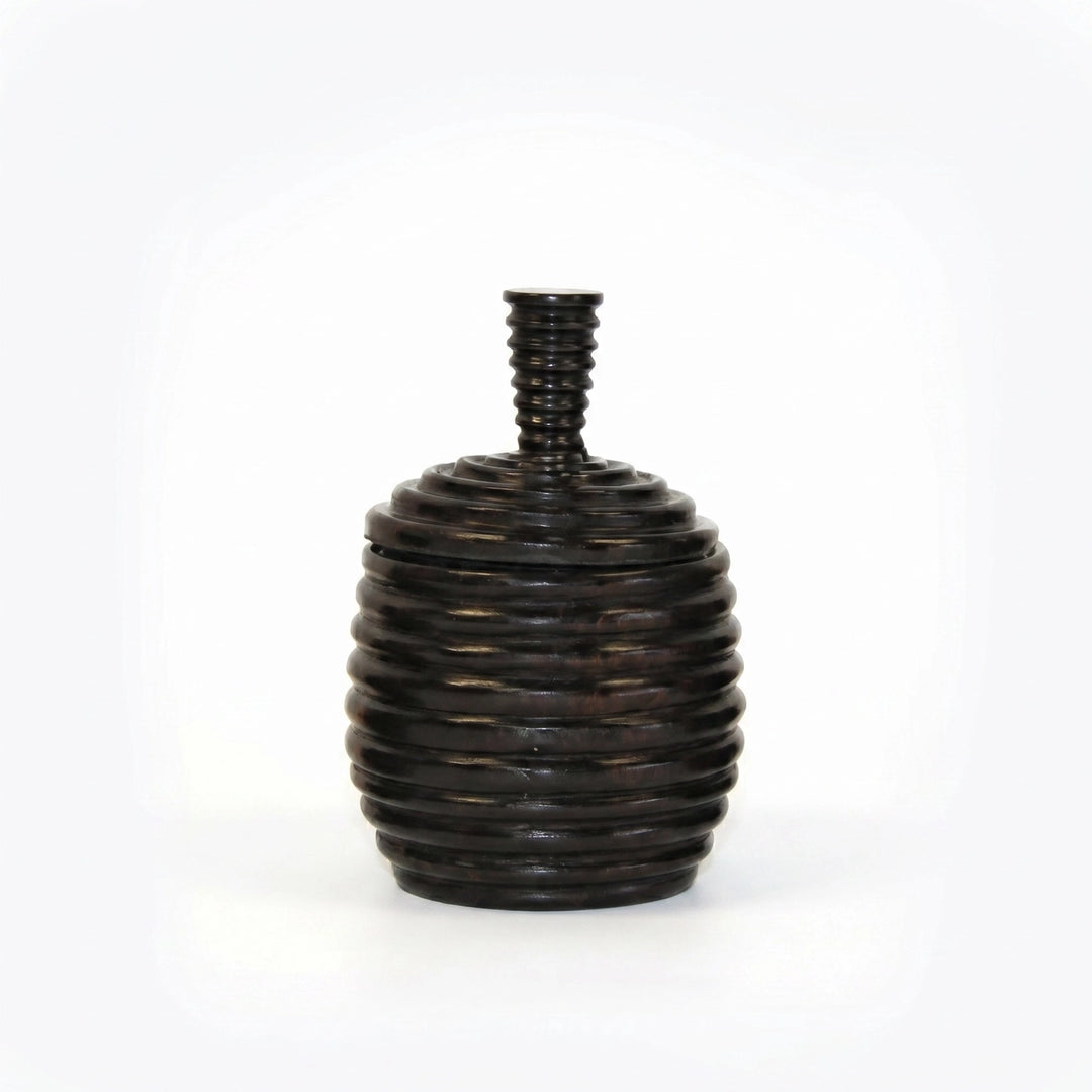 VESSEL EBONY WOOD ROVUMA 4.5X4