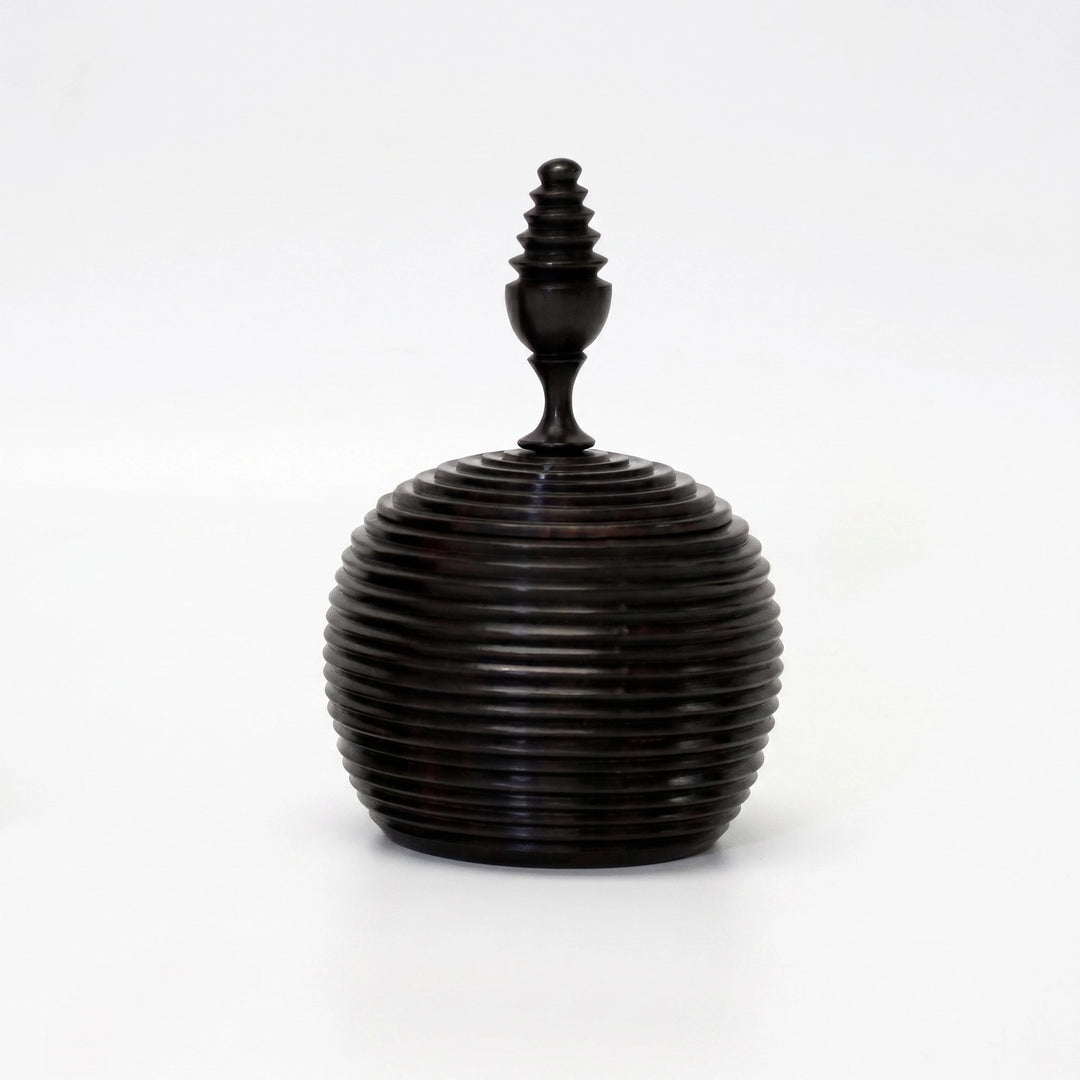 VESSEL EBONY WOOD MESSALO MED
