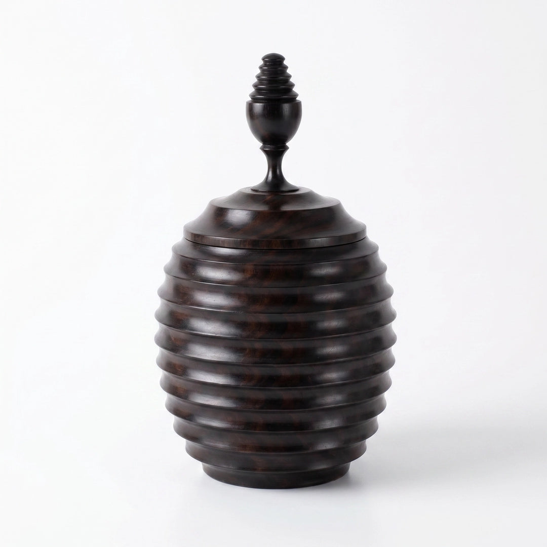 VESSEL EBONY WOOD MATOLA LG