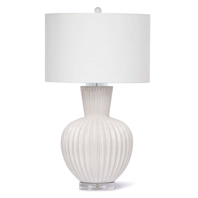 TABLE LAMP WHITE CERAMIC