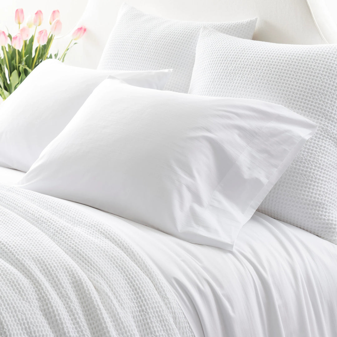 SHEET SET PERCALE WHITE