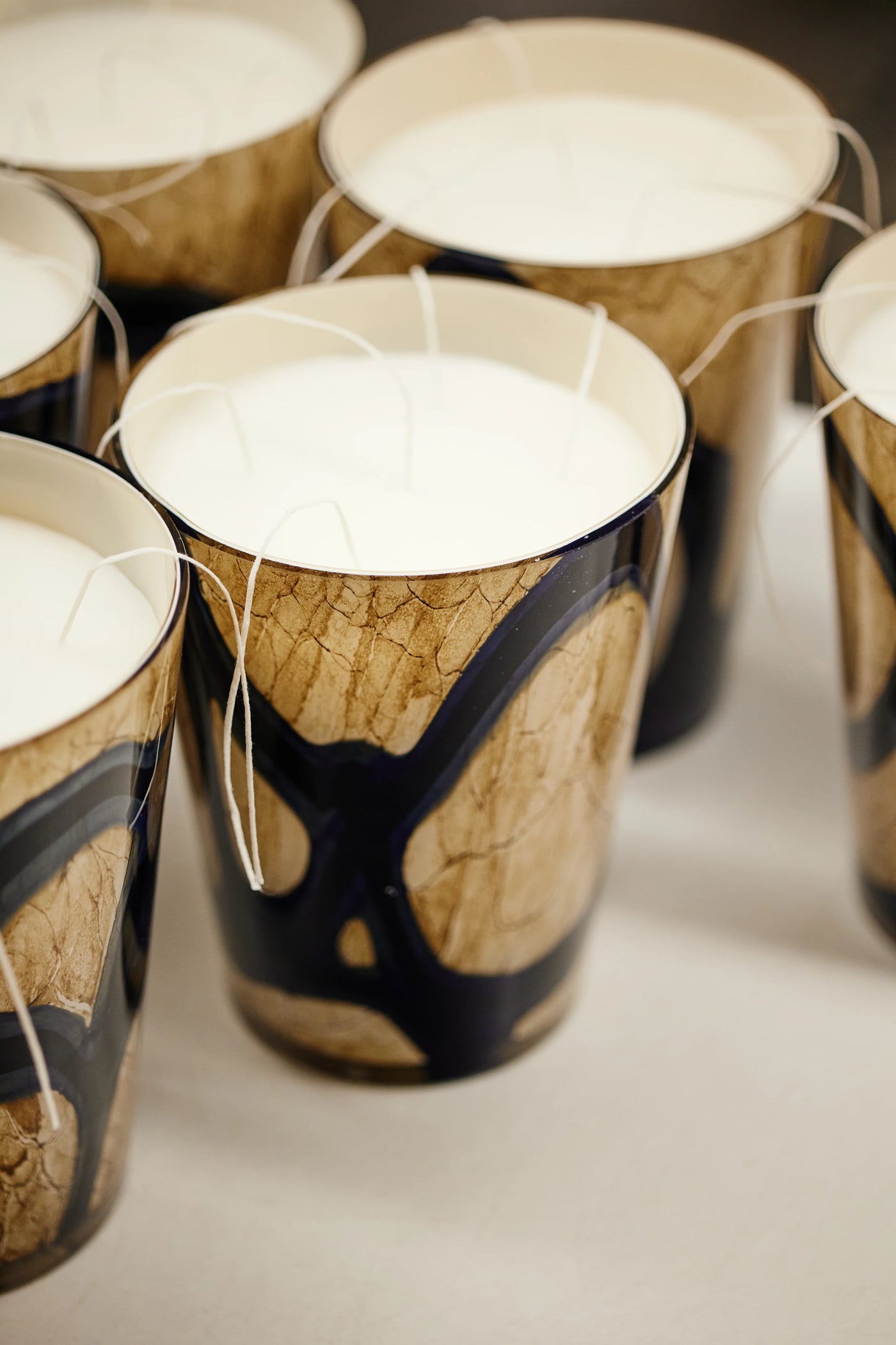 BAOBAB COLLECTION CANDLE STONES MARBLE (Available in 3 Sizes)