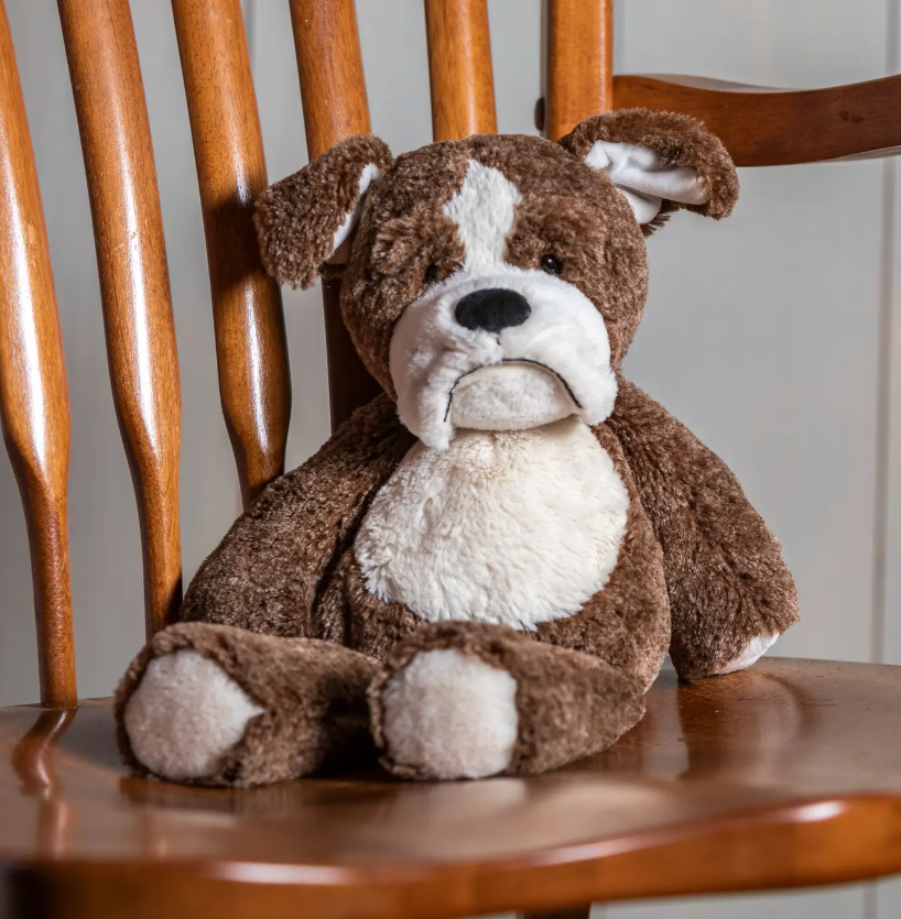 PLUSH TOY BULLDOG MARSHMALLOW