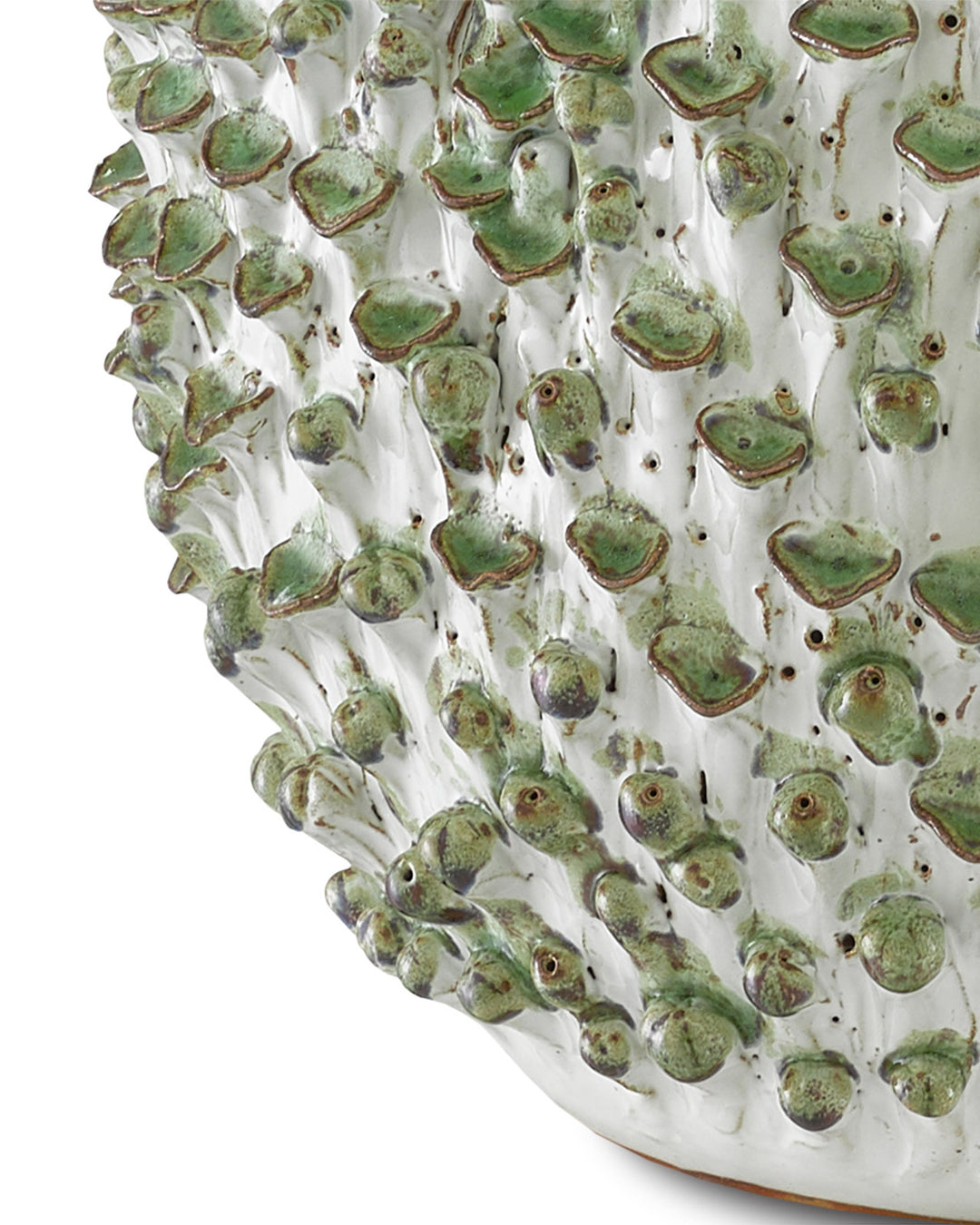 VASE GREEN LEAVES SM