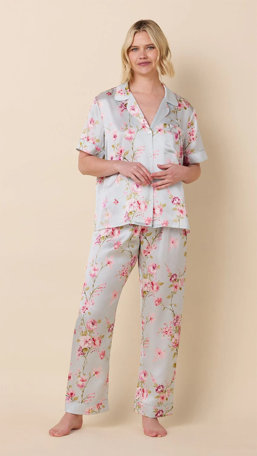 PAJAMA MORNING IN KYOTO SHORT-SLEEVED
