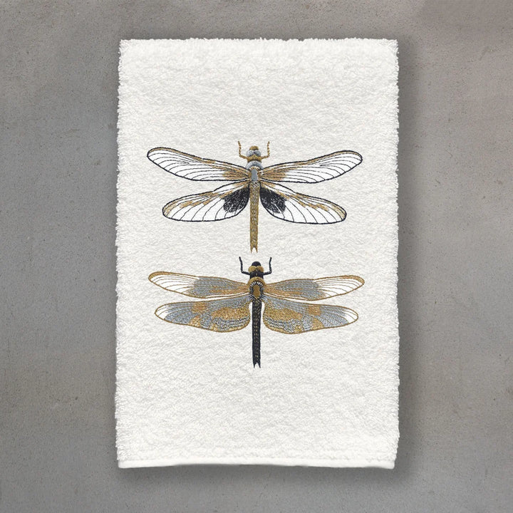 GUEST TOWEL TERRY DRAGONS GOLD