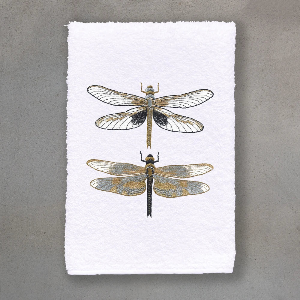 GUEST TOWEL TERRY DRAGONS GOLD