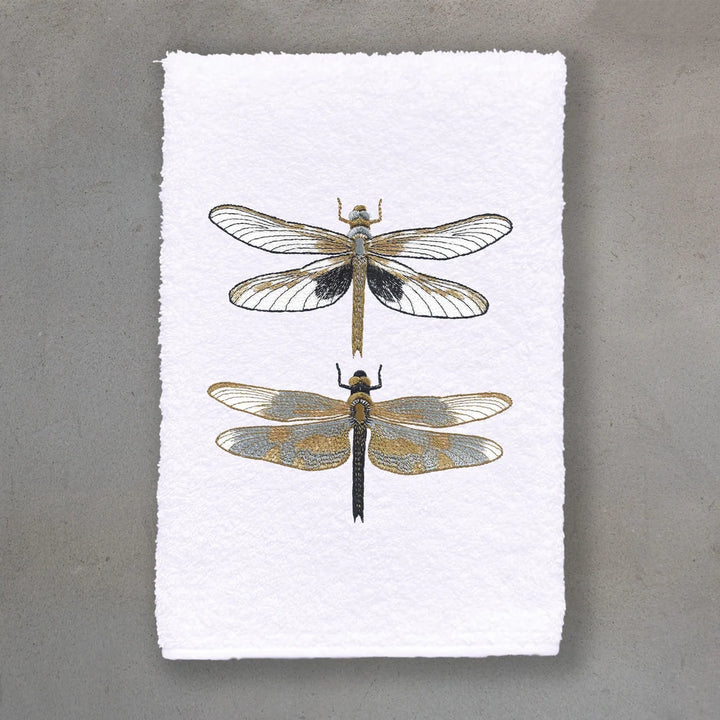 GUEST TOWEL TERRY DRAGONS GOLD