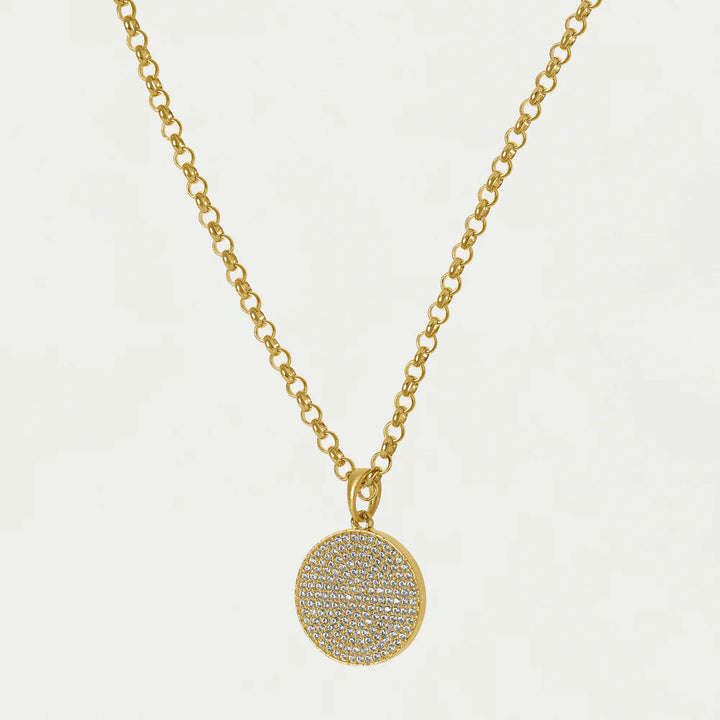 NECKLACE MIRABEAUX PAVE LONG PENDANT (NRD)