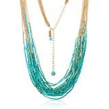 NECKLACE GOLDEN DOLORES TURQUOISE