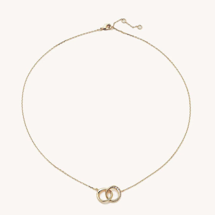 PENDANT CAMILLE LINK WHITE CZ/GOLD