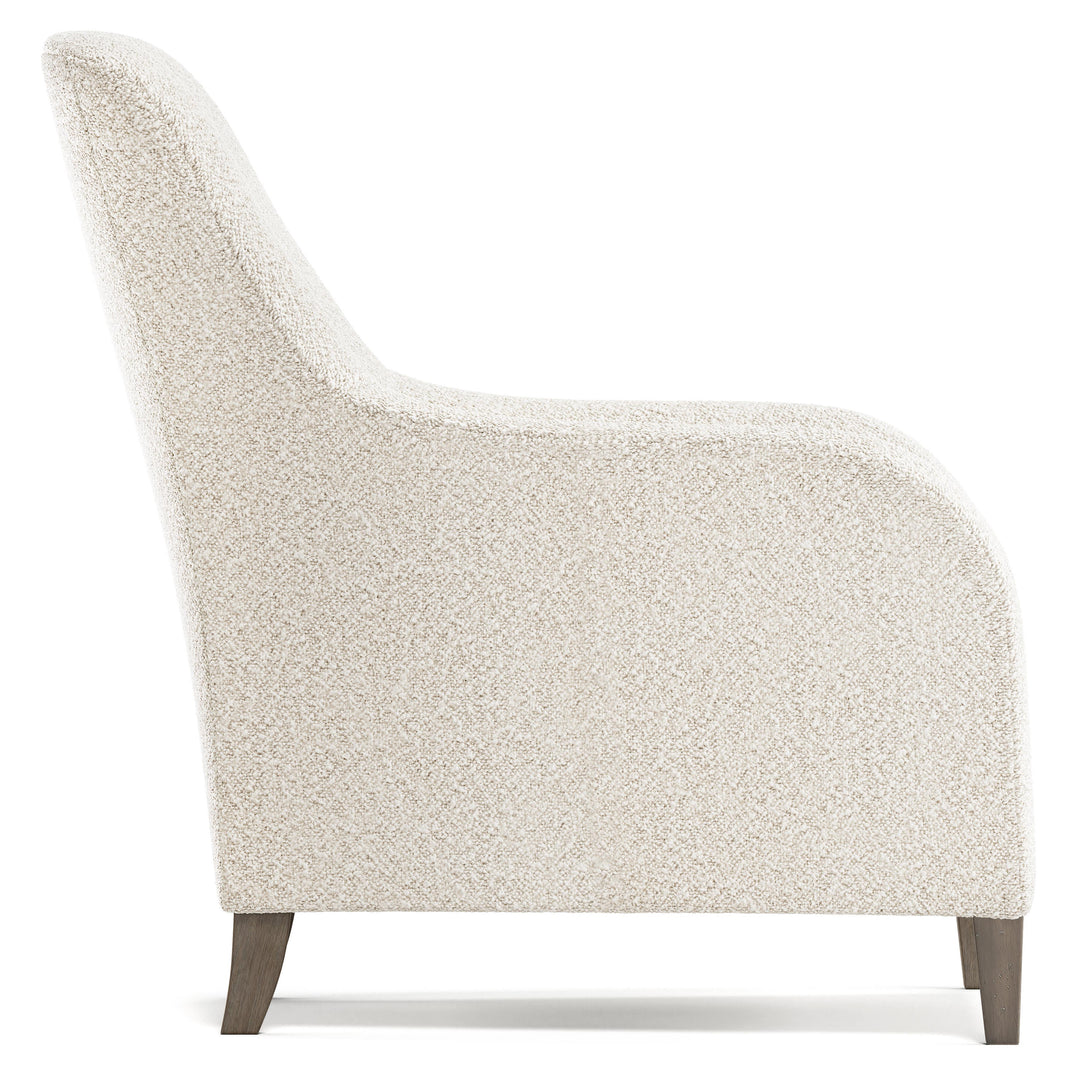 CHAIR TIGHT BACK & SEAT BEIGE VELVET