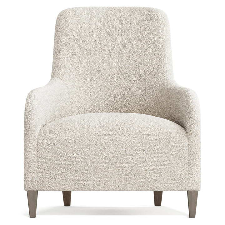 CHAIR TIGHT BACK & SEAT BEIGE VELVET