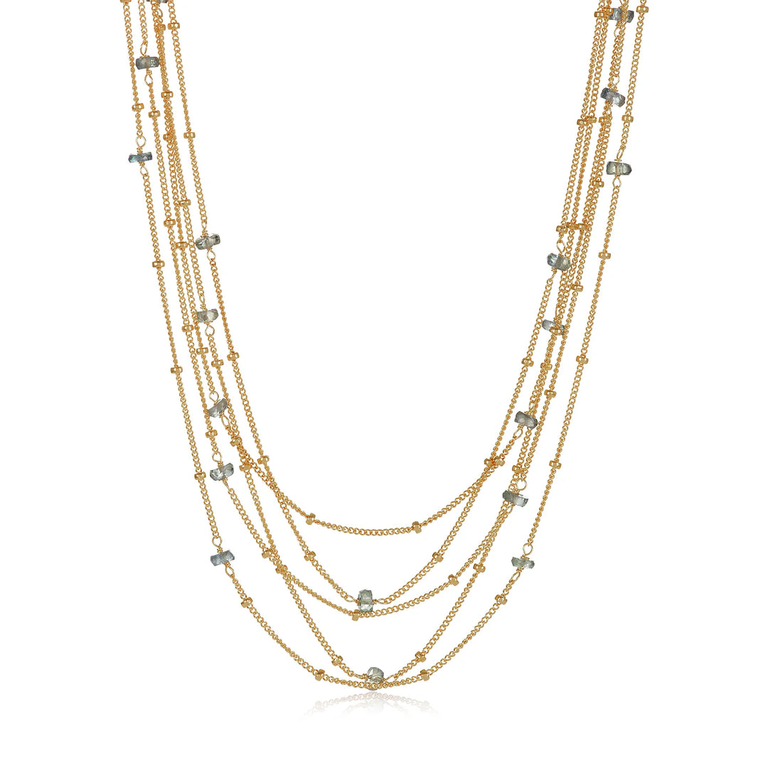 NECKLACE MULTI STRAND 5X1