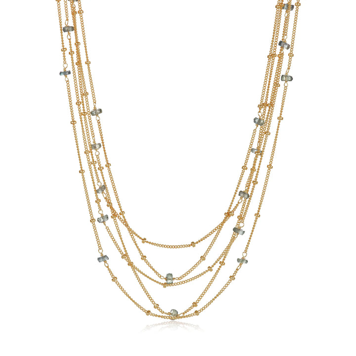 NECKLACE MULTI STRAND 5X1