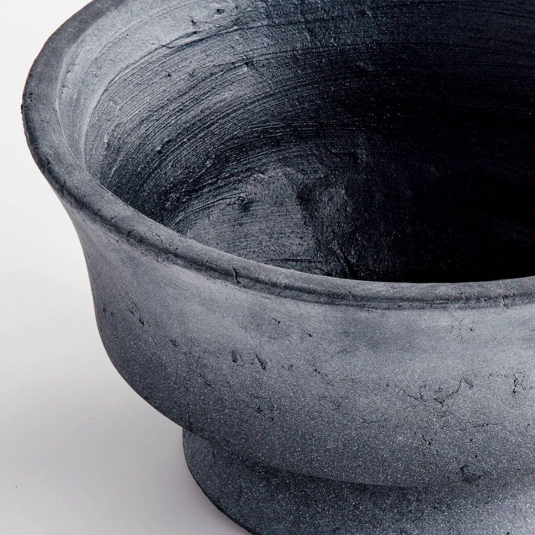 BOWL FOOTED WASHED BLACK
