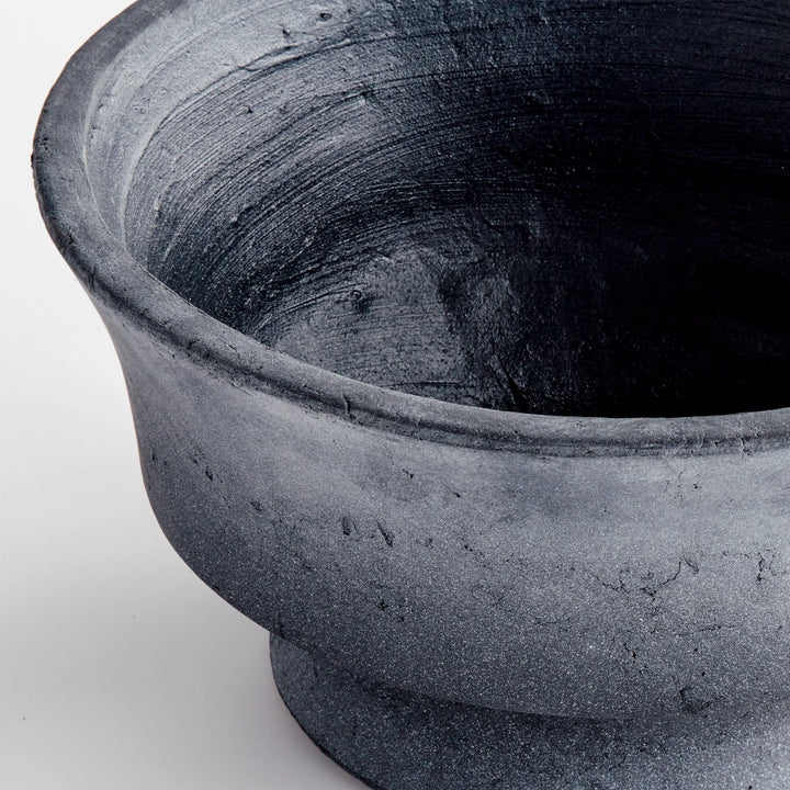 BOWL FOOTED WASHED BLACK