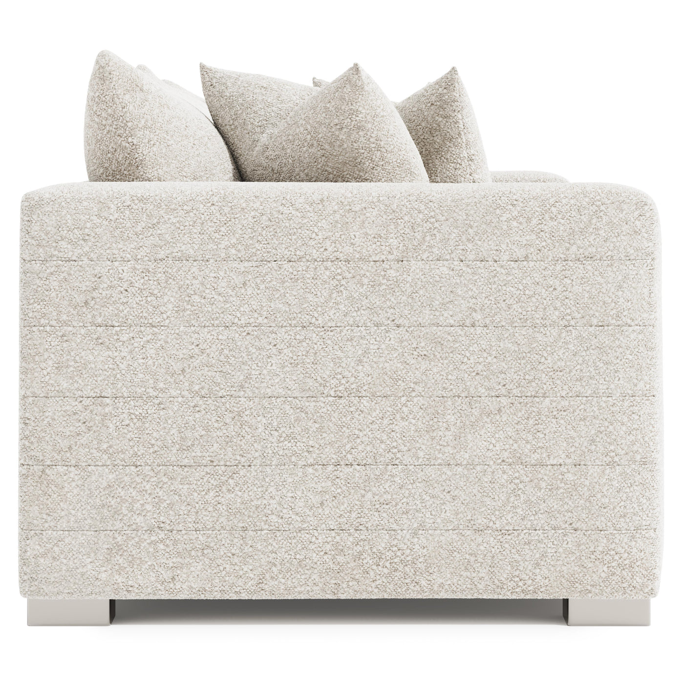 SOFA 2 OVER 2 FABRIC WHITE CREAM