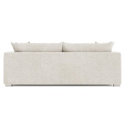 SOFA 2 OVER 2 FABRIC WHITE CREAM