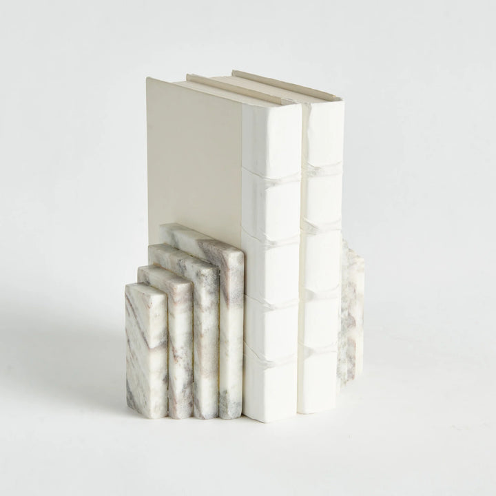 BOOKENDS MARBLE S/2