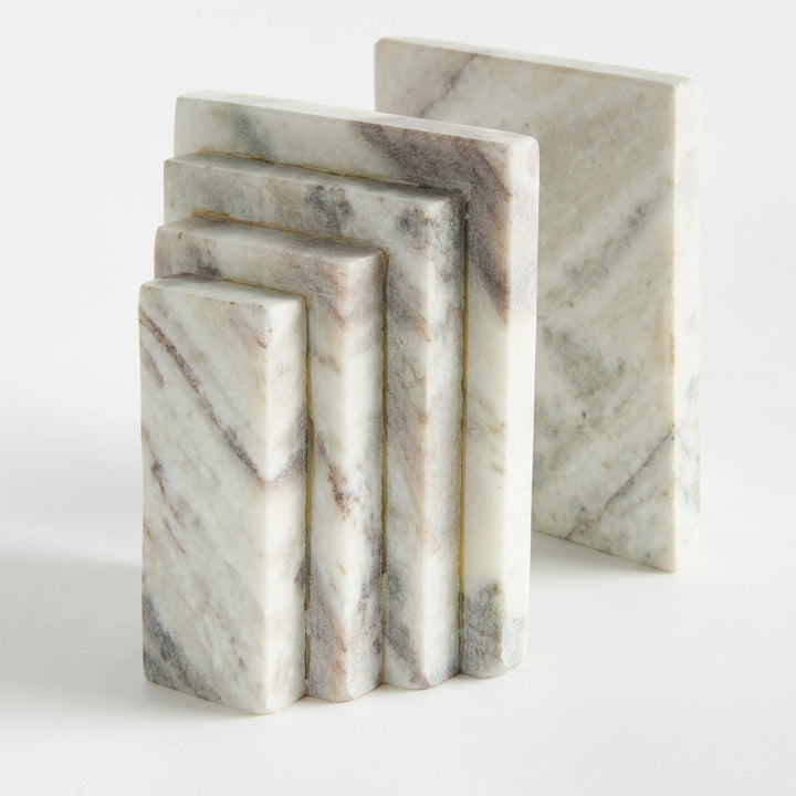 BOOKENDS MARBLE S/2