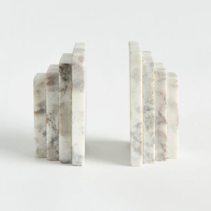 BOOKENDS MARBLE S/2