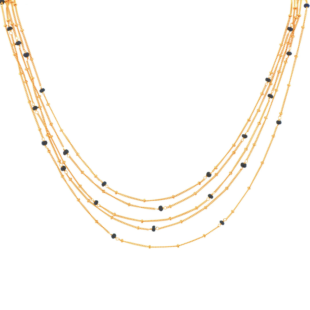 NECKLACE MULTI STRAND 5X1