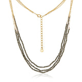 NECKLACE TRIO PYRITE