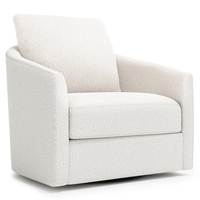 CHAIR SWIVEL ONE OVER ONE GREY VELVET